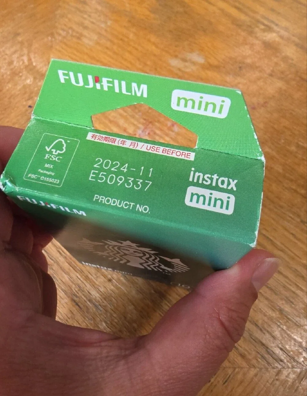 Instax Mini Film STARBUCKS